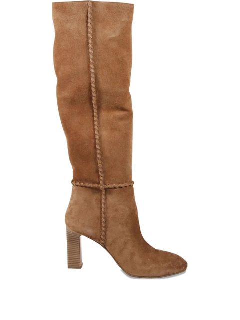 Aquazzura braided-detail boots - Brown - zdjęcie produktu nr 1