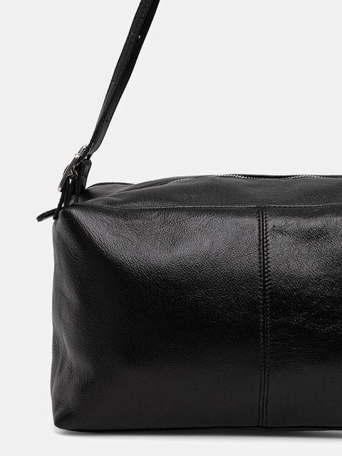 Answear.LAB torebka skórzana kolor czarny