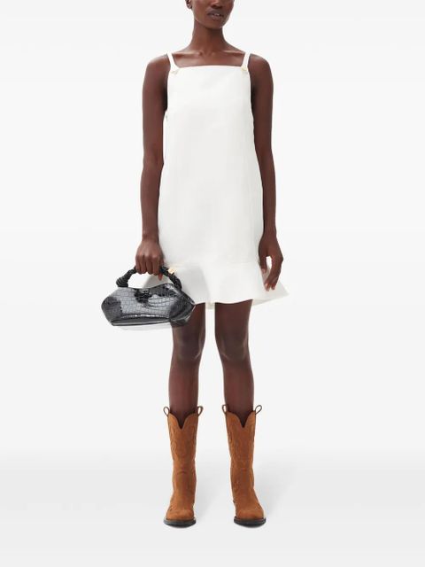 GANNI small Bou crocodile-effect cross body bag - Black - zdjęcie produktu nr 2