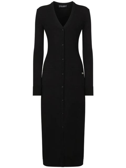 Dolce & Gabbana knitted cardi-coat - Black - zdjęcie produktu nr 1