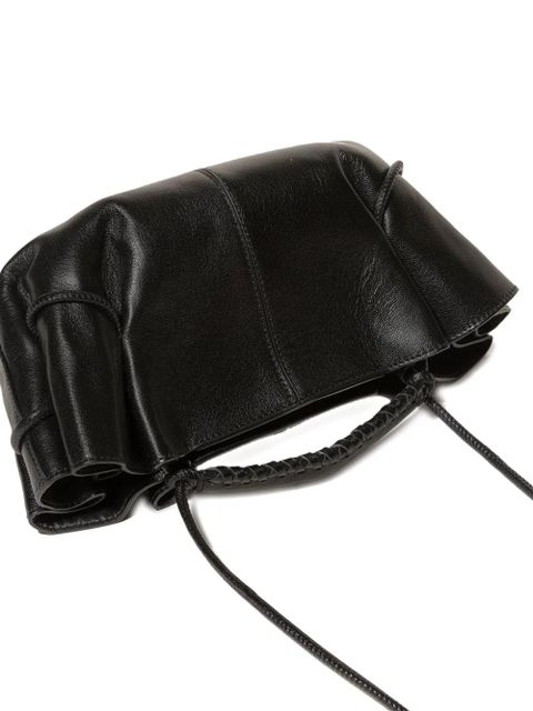 Hereu mini Arta braided crossbody bag - Black