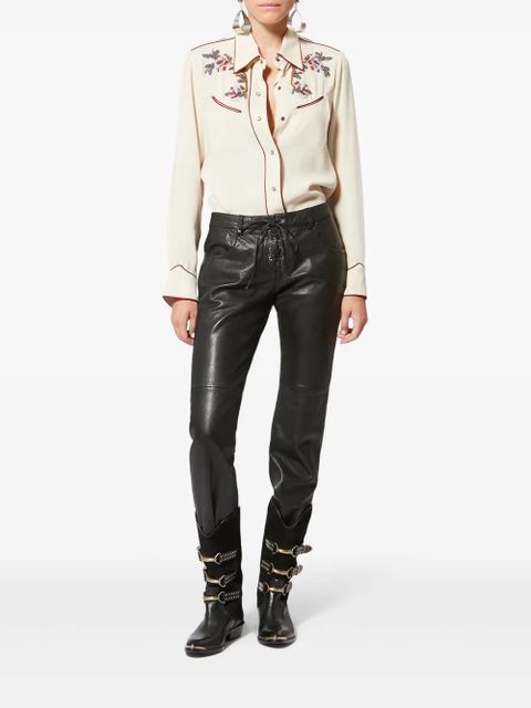 ISABEL MARANT 35mm Mexia buckle boots - Black - zdjęcie produktu nr 2