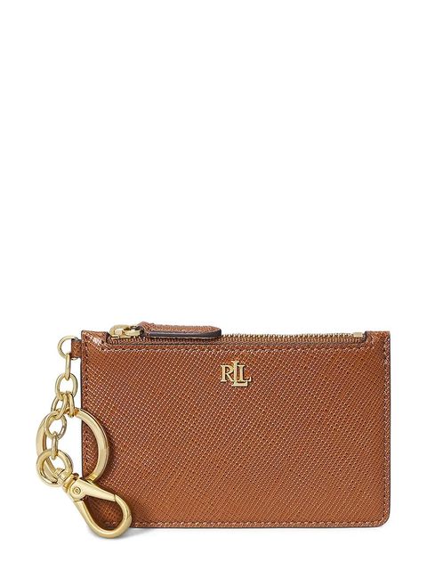 Lauren Ralph Lauren portfel skórzany damski kolor brązowy 432966789 - zdjęcie produktu nr 1