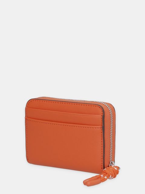 Karl Lagerfeld portfel IKON damski kolor pomarańczowy B1W32005