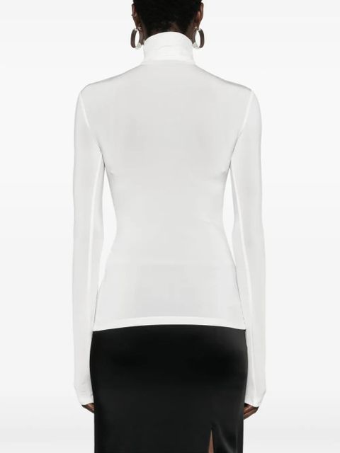 Off-White logo-print second-skin top