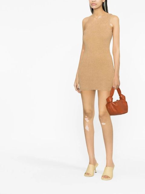 WARDROBE.NYC x Hailey Bieber one-shoulder dress - Neutrals - zdjęcie produktu nr 2