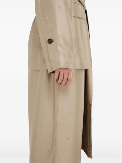 Ferragamo jacquard overshirt - Neutrals