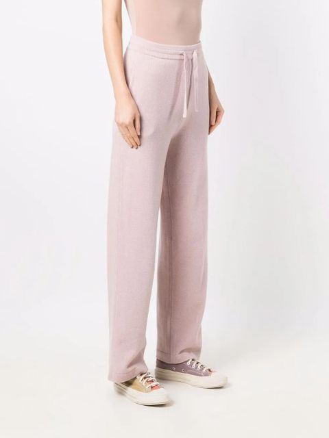 MARANT ÉTOILE straight-leg knitted trousers - Pink - zdjęcie produktu nr 2