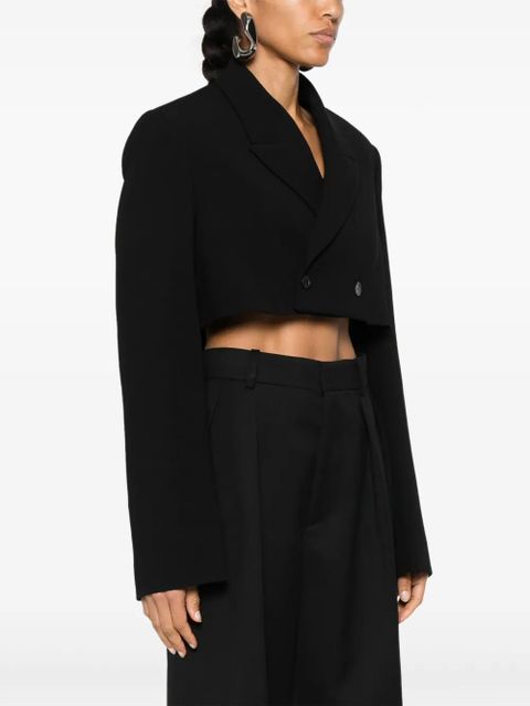WARDROBE.NYC cropped blazer - Black - zdjęcie produktu nr 2