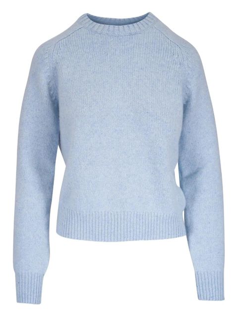 KHAITE ribbed crewneck top - Blue - zdjęcie produktu nr 1