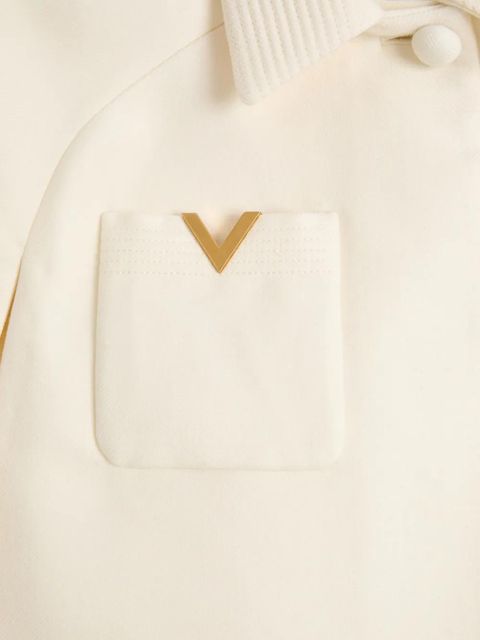 Valentino Garavani velvet cape - Neutrals