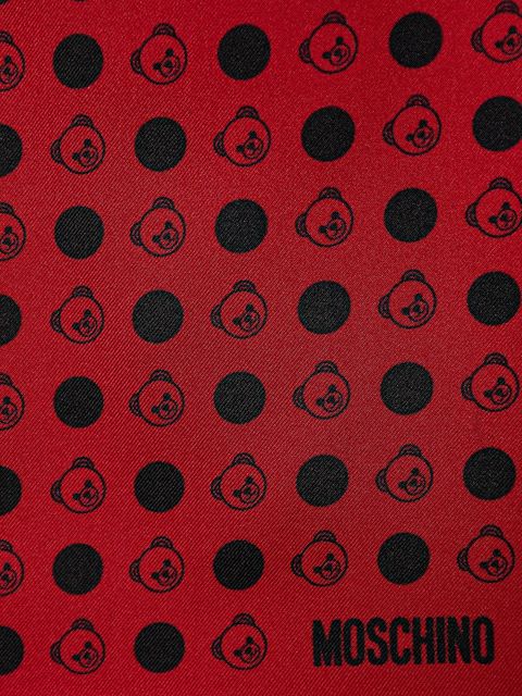 Moschino chusta jedwabna