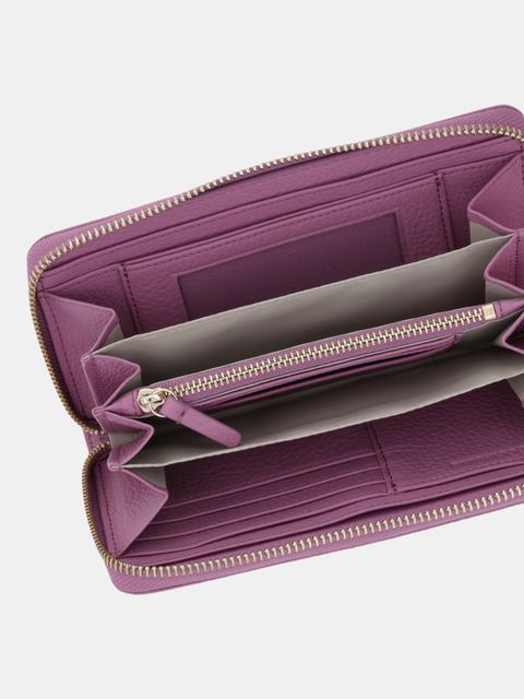 Coccinelle portfel skórzany damski kolor fioletowy E2 MW5 11 32 01