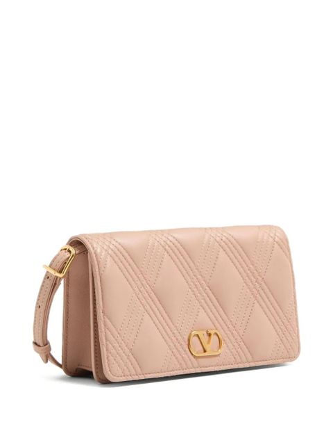 Valentino Garavani mini Quiltie 67 shoulder bag - Pink