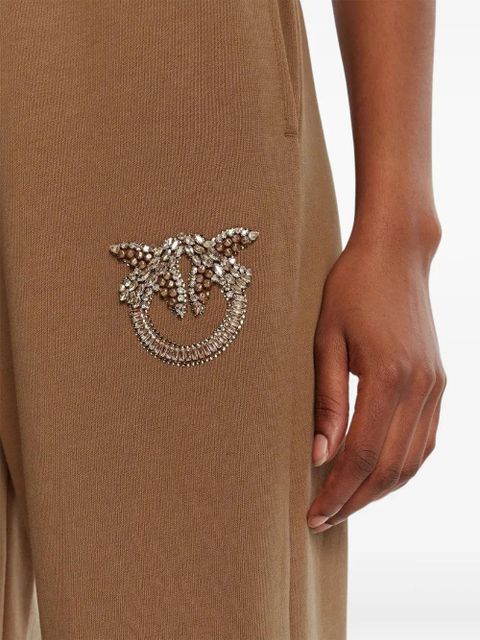 PINKO embellished plumcake trousers - Brown