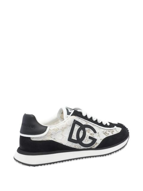 Dolce & Gabbana logo-patch sneakers - Black