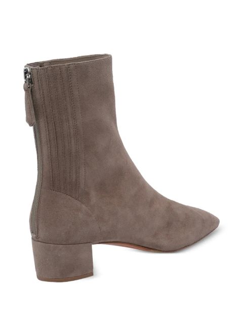 Aquazzura zip boots - Brown