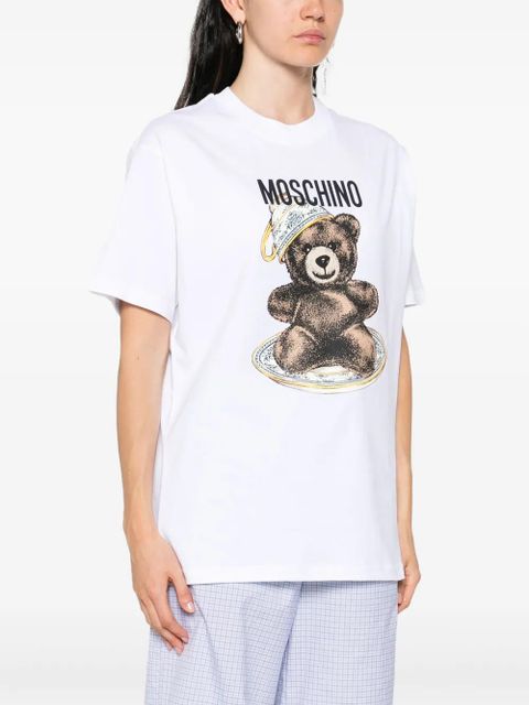 Moschino logo-print T-shirt - White