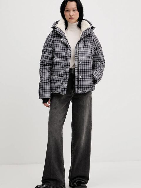 Hollister Co. kurtka kolor szary zimowa KI344-5066-910