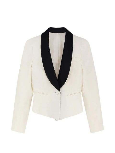 Alexander McQueen shawl-lapel single-button blazer - White - zdjęcie produktu nr 1