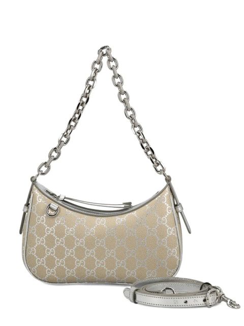 Gucci small GG Emblem shoulder bag - Neutrals - zdjęcie produktu nr 1