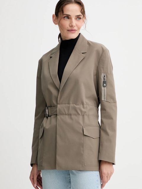 G-Star marynarka kolor zielony jednorzędowa gładka D26946.D909 - zdjęcie produktu nr 1