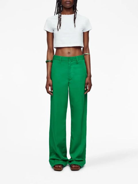 RE/DONE short-sleeve cropped T-shirt - White