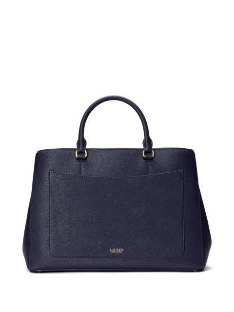 Lauren Ralph Lauren large Hanna leather crossbody bag - Blue