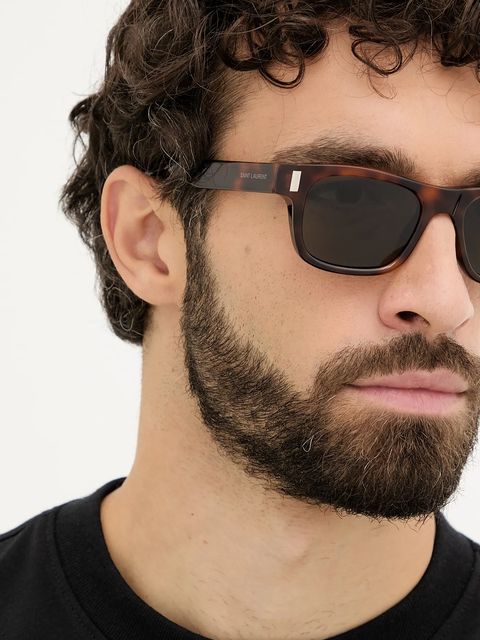 Saint Laurent okulary przeciwsłoneczne kolor brązowy SL 83