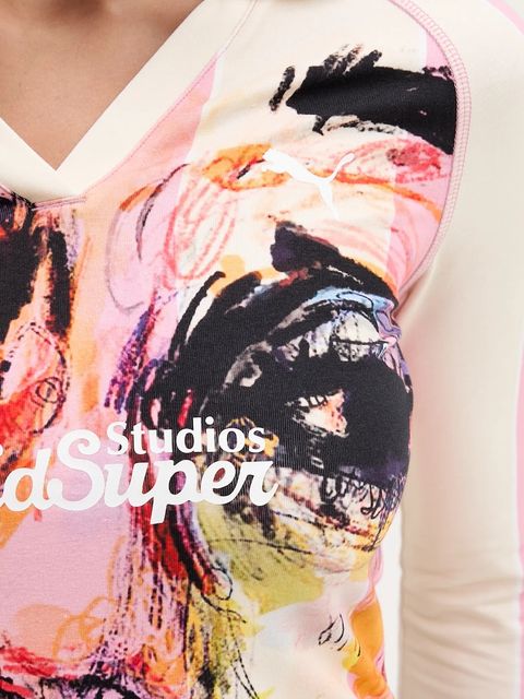 Puma longsleeve PUMA x KIDSUPER kolor różowy 632369
