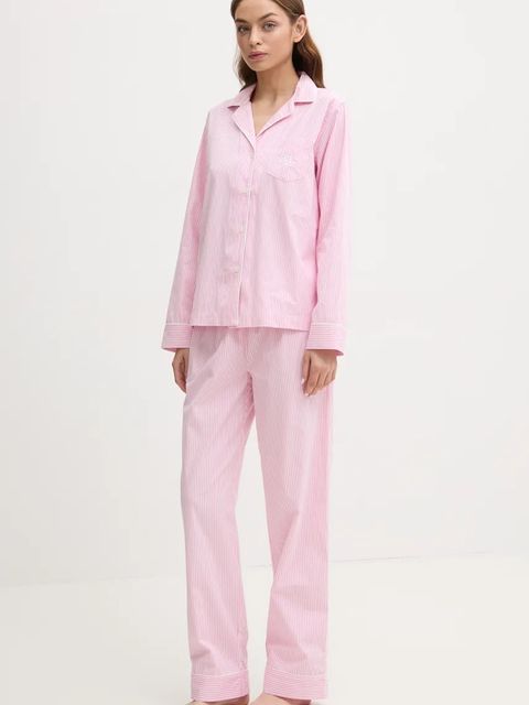 Lauren Ralph Lauren piżama bawełniana - zdjęcie produktu nr 1