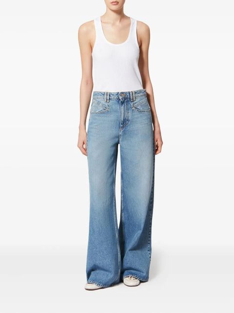 ISABEL MARANT Lemony pocket jeans - Blue