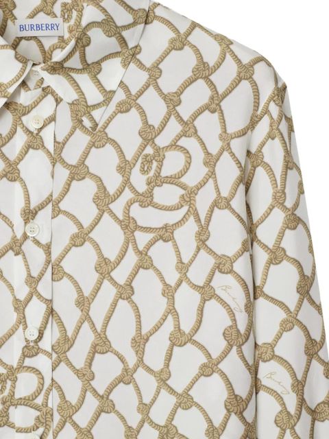 Burberry Knot shirt - White - zdjęcie produktu nr 2