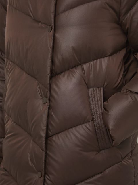 Medicine płaszcz puchowy kolor turkusowy