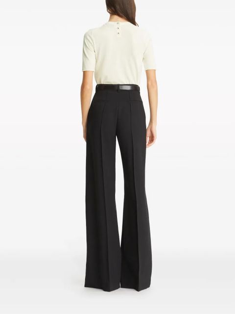 Tory Burch fine-knit silk-blend top - Neutrals