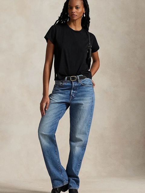 Polo Ralph Lauren t-shirt damski kolor czarny 211967102