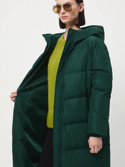 Medicine płaszcz puchowy kolor zielony