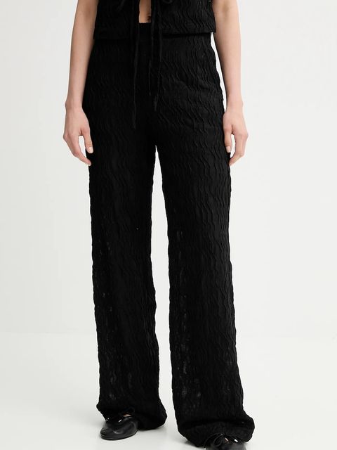 Answear.LAB kamizelka i spodnie damski kolor czarny