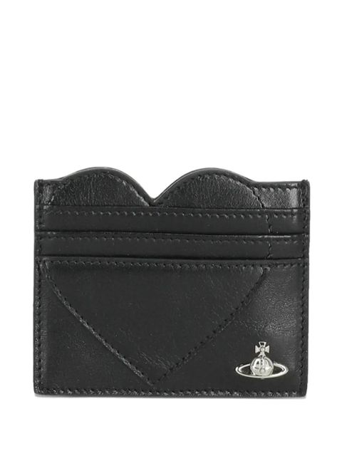 Vivienne Westwood Orb-appliqué cardholder - Black - zdjęcie produktu nr 1