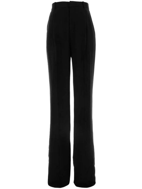 Saint Laurent silk crepe trousers - Black - zdjęcie produktu nr 1