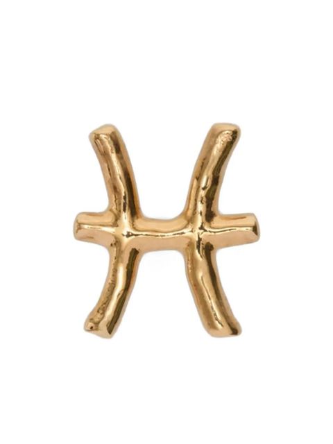 Jil Sander zodiac-sign single earring - Gold - zdjęcie produktu nr 2