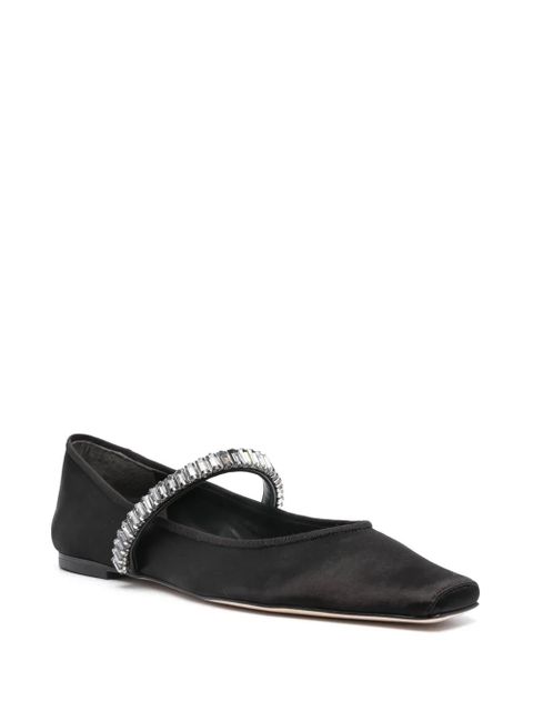 Tory Burch Crystal Ballet ballerina shoes - Black