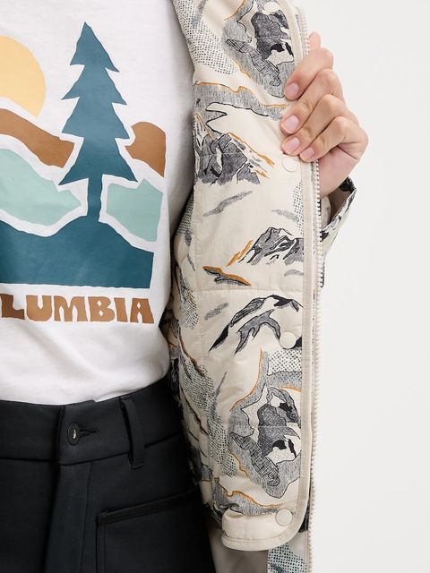 Columbia kurtka High Cascades Interchang kolor beżowy przejściowa oversize 2141501