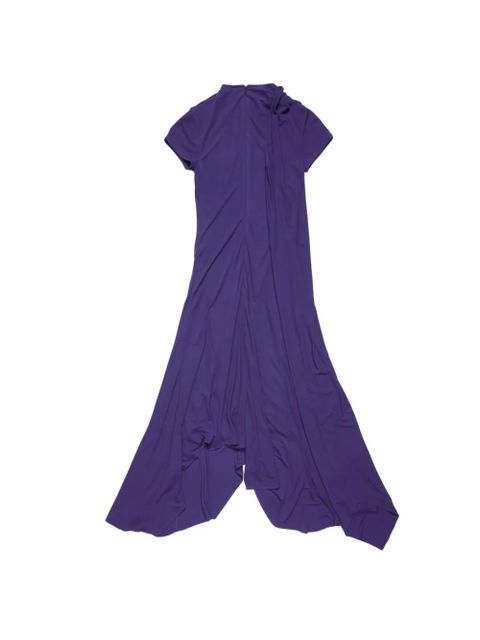 Acne Studios draped asymmetric dress - Purple - zdjęcie produktu nr 2