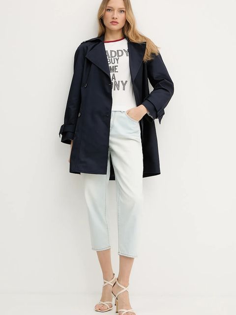 Pinko t-shirt bawełniany REIMAGINE by Patrick Mcdowell damski kolor biały 105136 A2KW - zdjęcie produktu nr 2