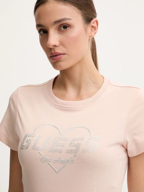 Guess t-shirt bawełniany NARCISO - zdjęcie produktu nr 2