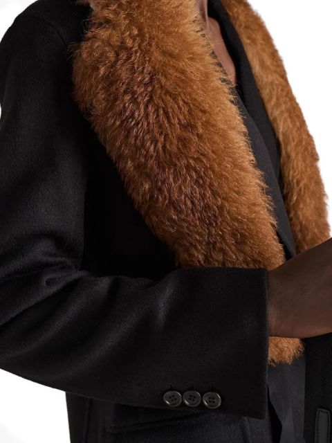 Prada double-breasted coat - Black