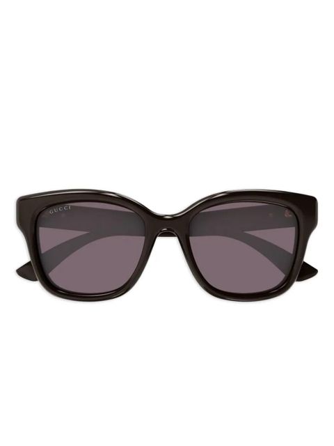 Gucci Eyewear square-frame sunglasses - Brown - zdjęcie produktu nr 1