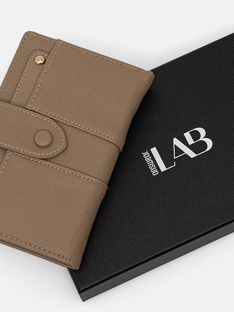 Answear.LAB portfel damski kolor beżowy