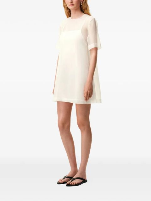 AMI Paris Trapeze mini dress - White